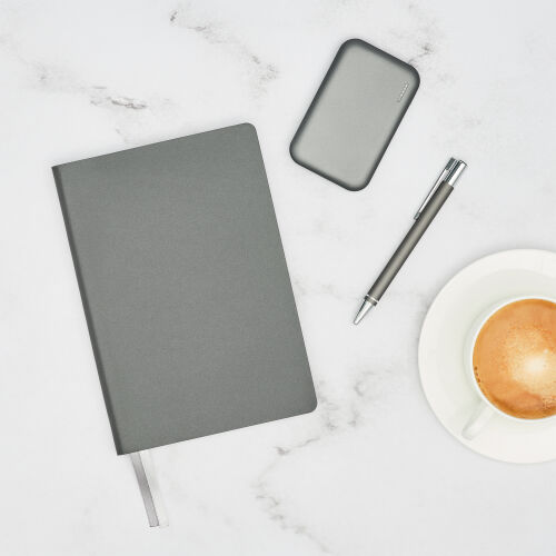 Ежедневник Мун Ривер (Moon River) недатированный, серый 4