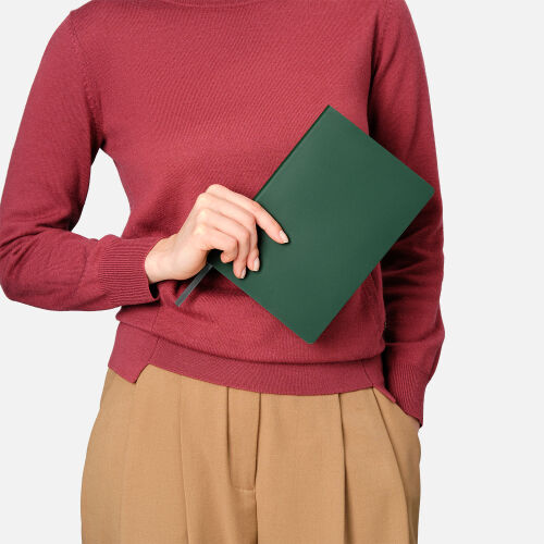 Ежедневник Латте софт-тач (Latte soft touch) недатированный, зел 1