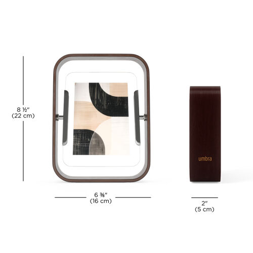 Фоторамка двусторонняя bellwood, 16х22 см, состаренный орех 5