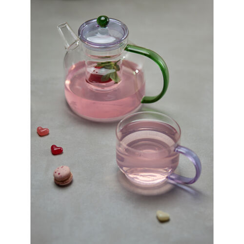 Набор кружек orb, 400 мл, прозрачные/фиолетовые, 2 шт. 2