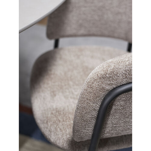 Стул helning, мягкий шенилл, капучино 7