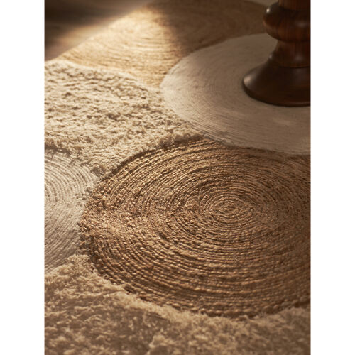 Ковер из джута, шерсти из хлопка agra из коллекции ethnic, 160х2 2