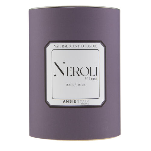 Свеча ароматическая sublime, neroli&basil, 40 ч 6