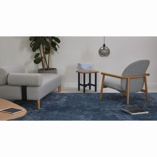 Столик ottal, 44,5х44,5х45 см, бук, бежевый/синий 3