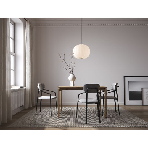 Стул ror, round, велюр, черный/серый 7