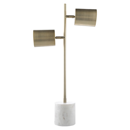 Лампа настольная irjo, 33х13х73 см, золотистая 4