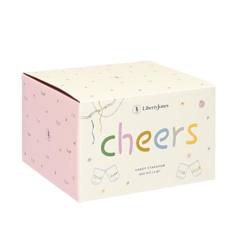Набор стаканов cheers, 450 мл, 4 шт. 7