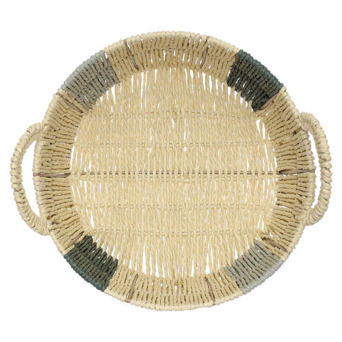 Корзина плетеная круглая bodhran sage из коллекции ethnic, разме 2 Корзина плетеная круглая bodhran sage из коллекции ethnic, разме 2