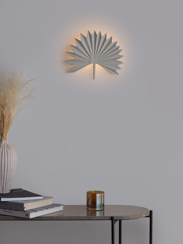 Светильник настенный palm leaf, 30х24 см, белый 3