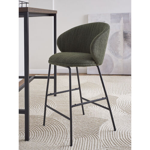 Стул полубарный comfy, рогожка, шпинат 4