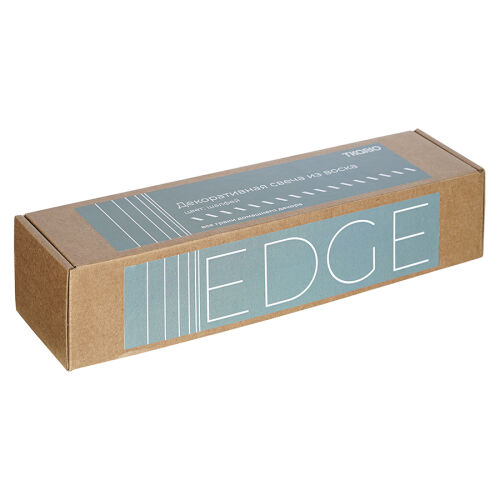 Свеча декоративная цвета шалфея из коллекции edge, 25,5см 2 Свеча декоративная цвета шалфея из коллекции edge, 25,5см 2