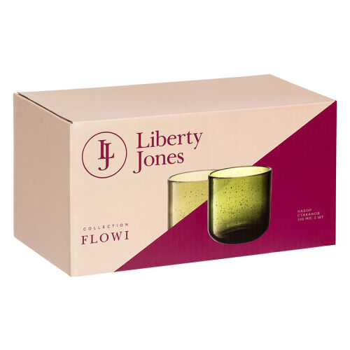 Набор стаканов flowi, 310 мл, темно-зеленые, 2 шт. 7