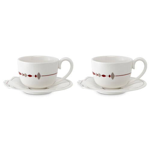 Набор из двух чайных пар из коллекции canto, 240 мл