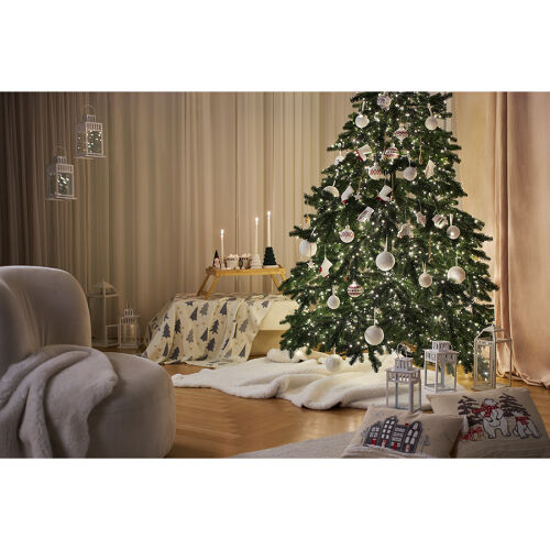 Набор ёлочных украшений с подсветкой festive embroidey из коллек 6 Набор ёлочных украшений с подсветкой festive embroidey из коллек 6