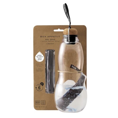 Экобутылка eau good, 800 мл, черная 1 Экобутылка eau good, 800 мл, черная 1