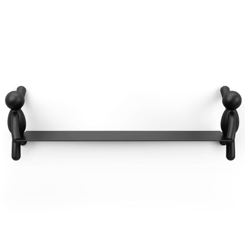 Полка buddy, 46х15 см, черная 5