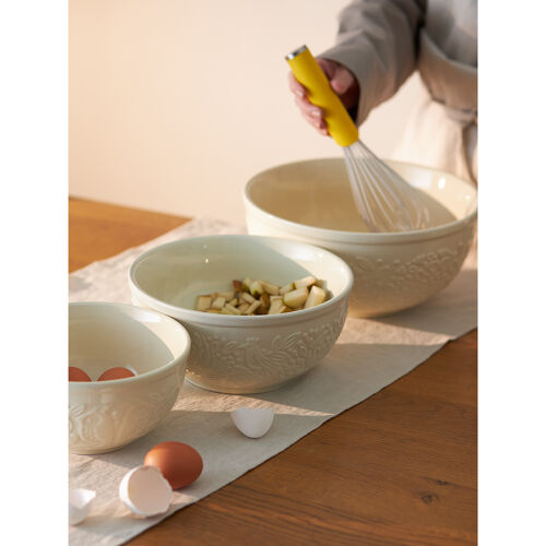 Миска для смешивания birds of paradise, 2,6 л, кремовая 6