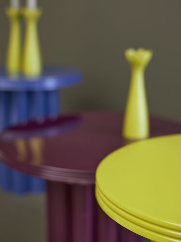 Столик приставной vivlend, D43 см, лайм 3