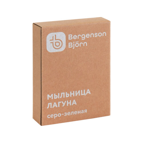 Мыльница Лагуна, серо-зеленая 7
