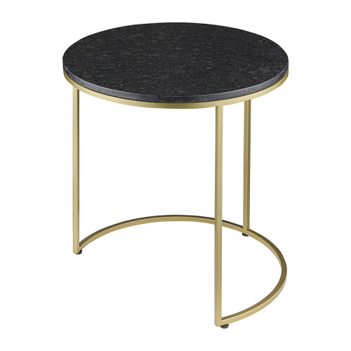 Набор из 2-х кофейных столиков hans, D40 см и D50 см, черный мра 2