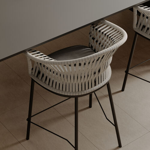 Стул полубарный haugen, темно-серый/светло-серый 5