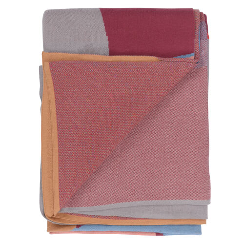 Плед из хлопка с авторским принтом из коллекции freak fruit, 130 4