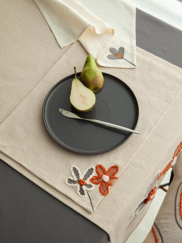Салфетка под приборы stone flowers из коллекции ethnic, 33х48 см 2 Салфетка под приборы stone flowers из коллекции ethnic, 33х48 см 2