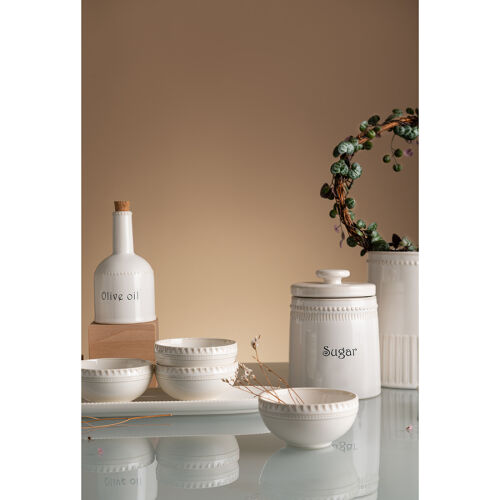 Банка для сахара белого цвета из коллекции kitchen spirit, 820 м 3 Банка для сахара белого цвета из коллекции kitchen spirit, 820 м 3