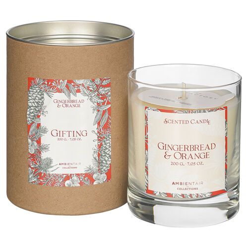 Свеча ароматическая gifting, gingerbread&orange (новая), 40 ч 1 Свеча ароматическая gifting, gingerbread&orange (новая), 40 ч 1