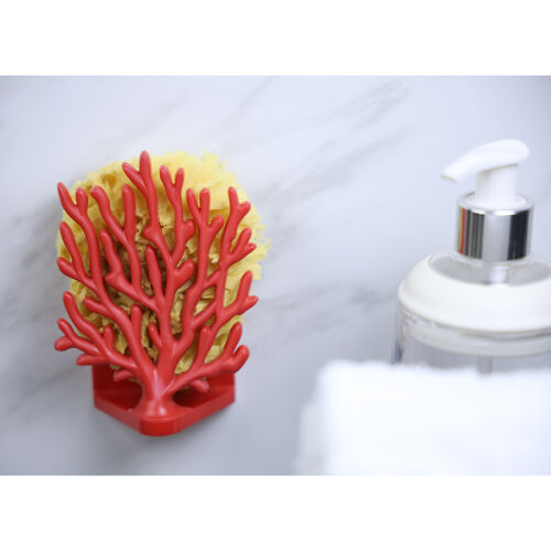 Держатель для мочалок coral sponge, красный 3 Держатель для мочалок coral sponge, красный 3