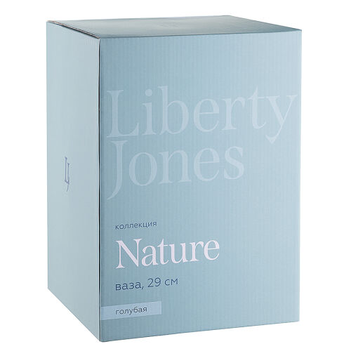Ваза nature, 29 см, голубая 6 Ваза nature, 29 см, голубая 6