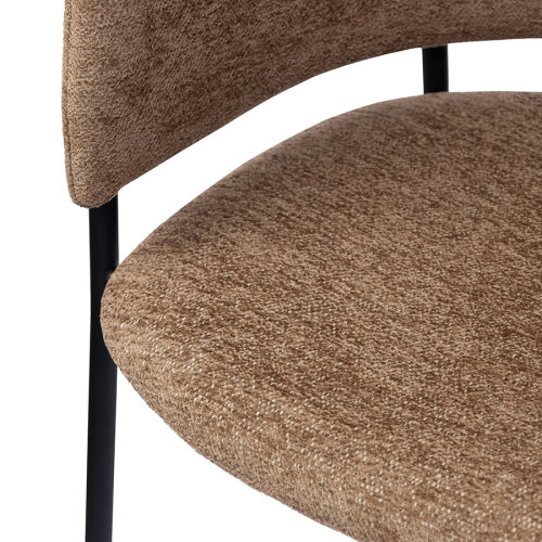 Стул helning, мягкий шенилл, серо-коричневый 7