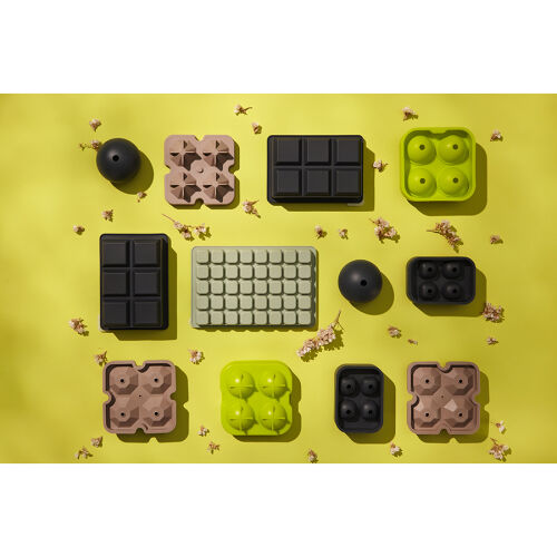 Форма для льда ice diamond, пепельно-розовая 4