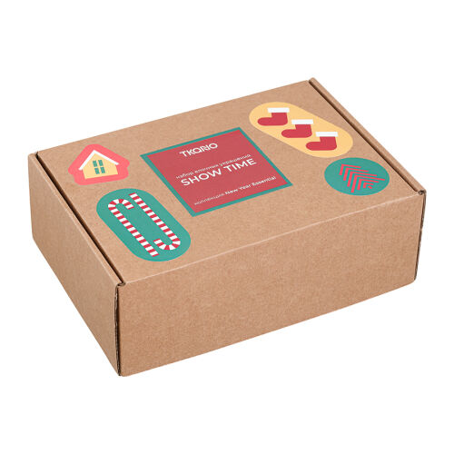 Набор елочных украшений show time из коллекции new year essentia 4