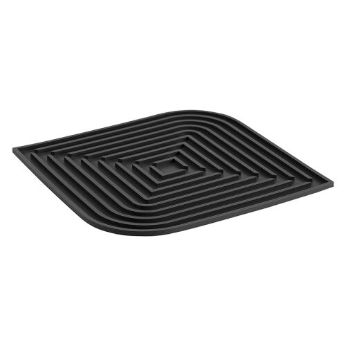 Коврик для сушки посуды dry flex, 34,5х31,5 см, темно-серый 15