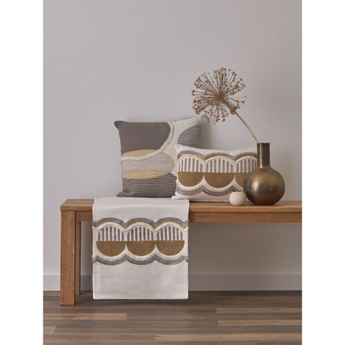 Дорожка на стол chic beige из коллекции essential, 45х150 см 2 Дорожка на стол chic beige из коллекции essential, 45х150 см 2