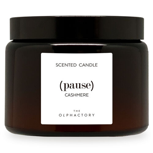 Свеча ароматическая the olphactory, pause, cashmere, 60 ч 1