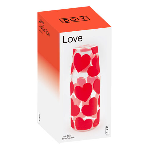 Набор из кувщина и стакана love, 2 шт. 7
