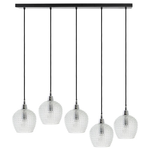 Светильник подвесной каскадный aurora, 110х18 см, прозрачный 1