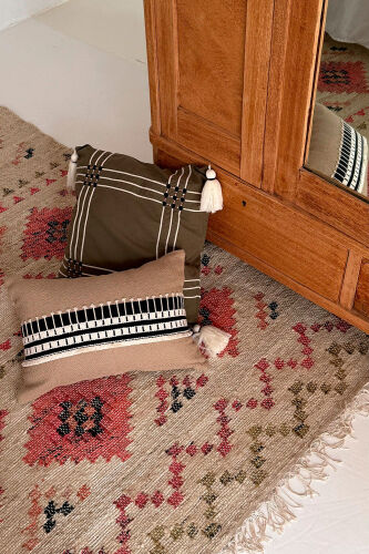 Чехол на подушку nomad grid из коллекции ethnic, 45х45 см 4