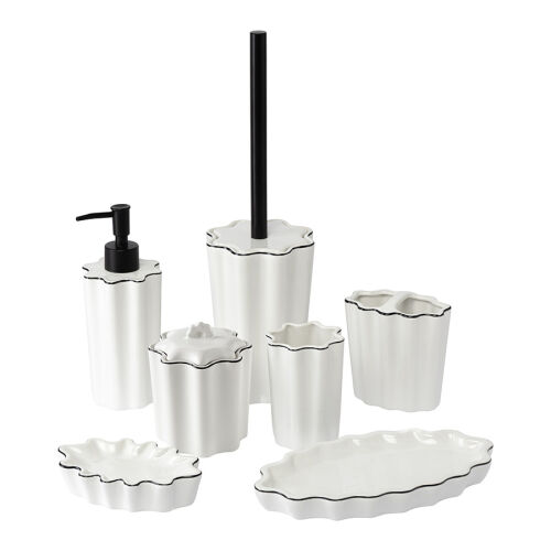 Подставка для ванных принадлежностей camellia, белая 5