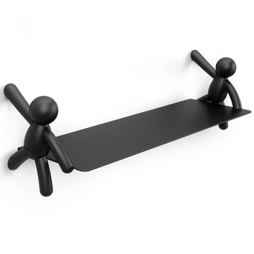 Полка buddy, 46х15 см, черная 1