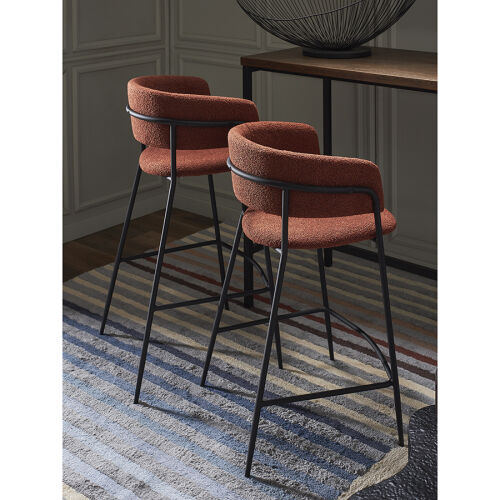 Стул барный helning, букле, терракота 4