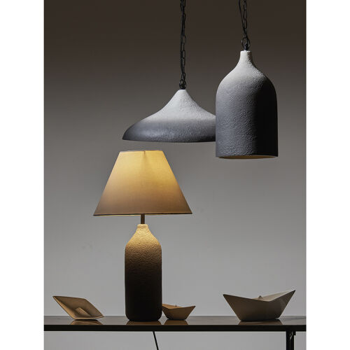 Светильник подвесной sustainable collection, D44х19 см, черный/б 4