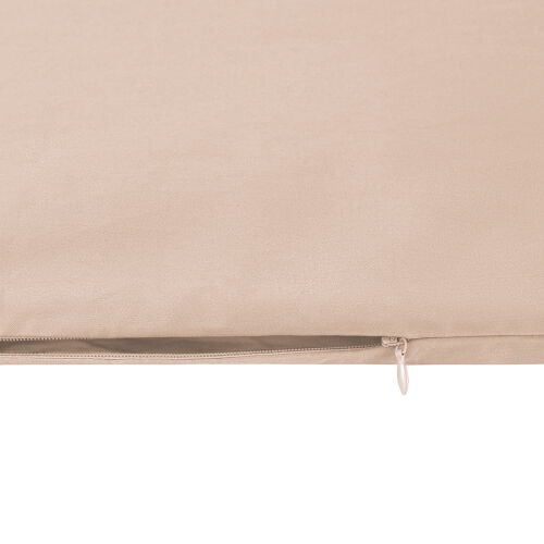 Комплект постельного белья из премиального сатина бежевого цвета 6