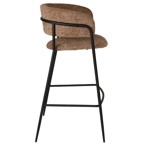 Стул барный helning, мягкий шенилл, светло-коричневый 5