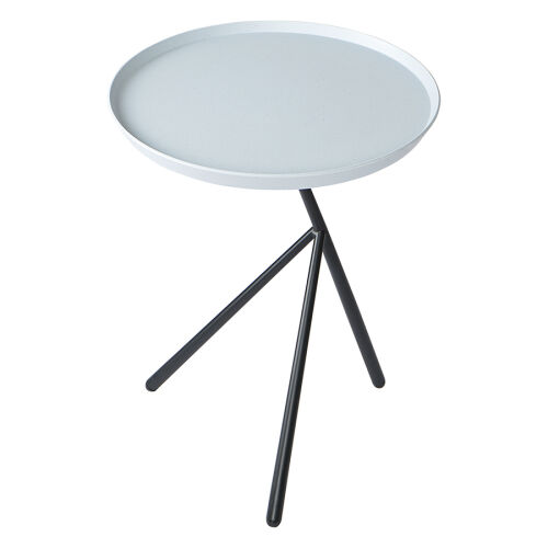 Столик приставной sustainable collection, D38 см, серо-голубой/ч 2 Столик приставной sustainable collection, D38 см, серо-голубой/ч 2