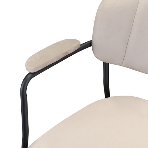 Стул eirill, велюр, серо-бежевый 6