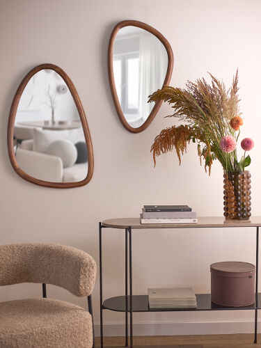 Зеркало настенное torhill, 42х70 см, коричневое 3