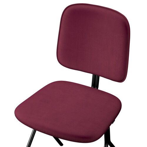 Стул ror, y, велюр, черный/пурпурный 5